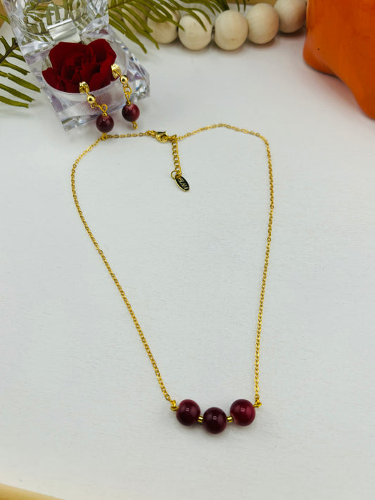 Red wine Necklace