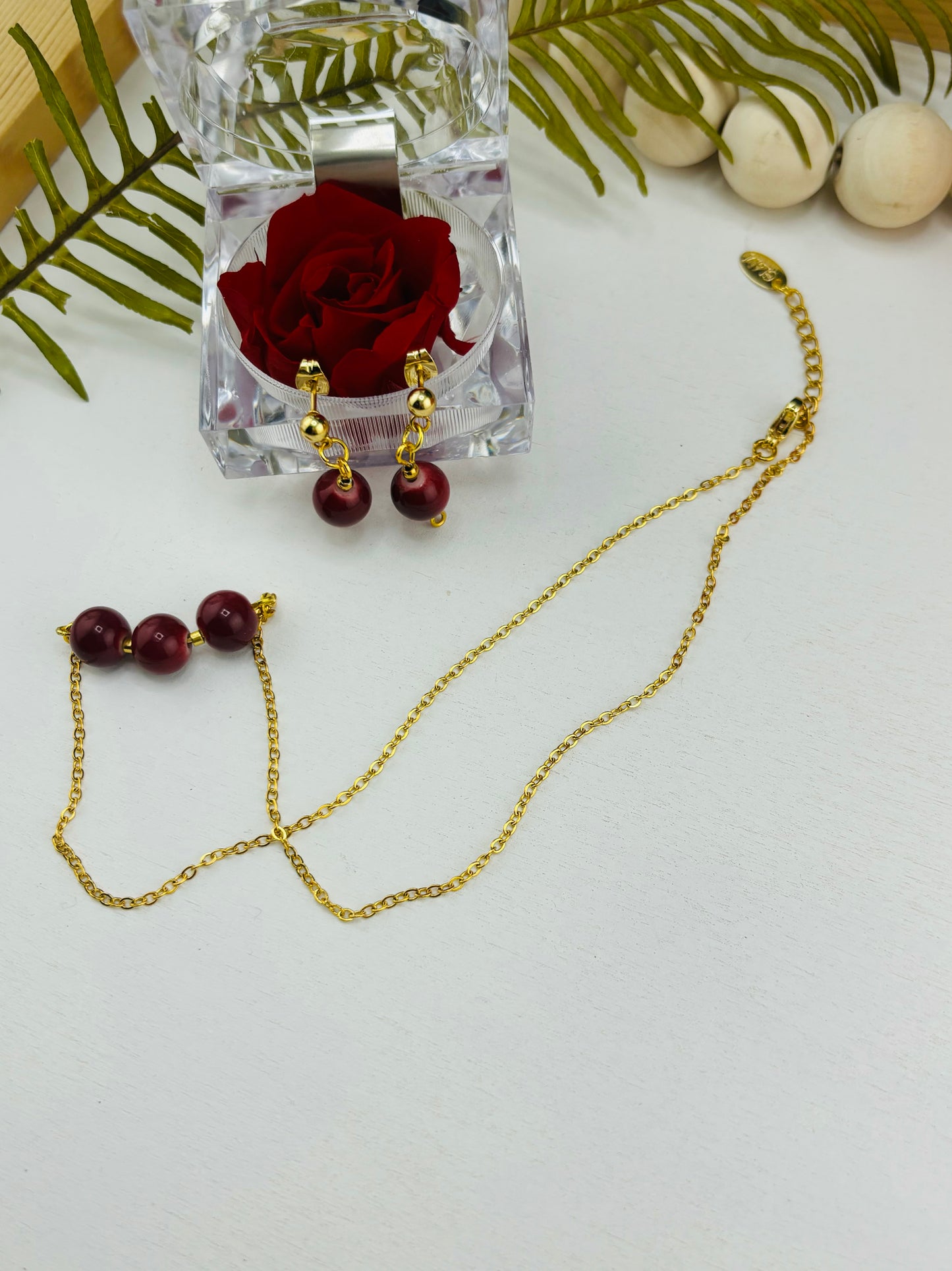 Red wine Necklace