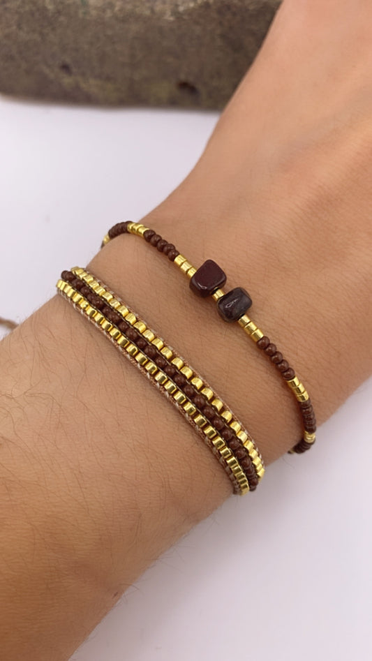 Duo gold bracelet