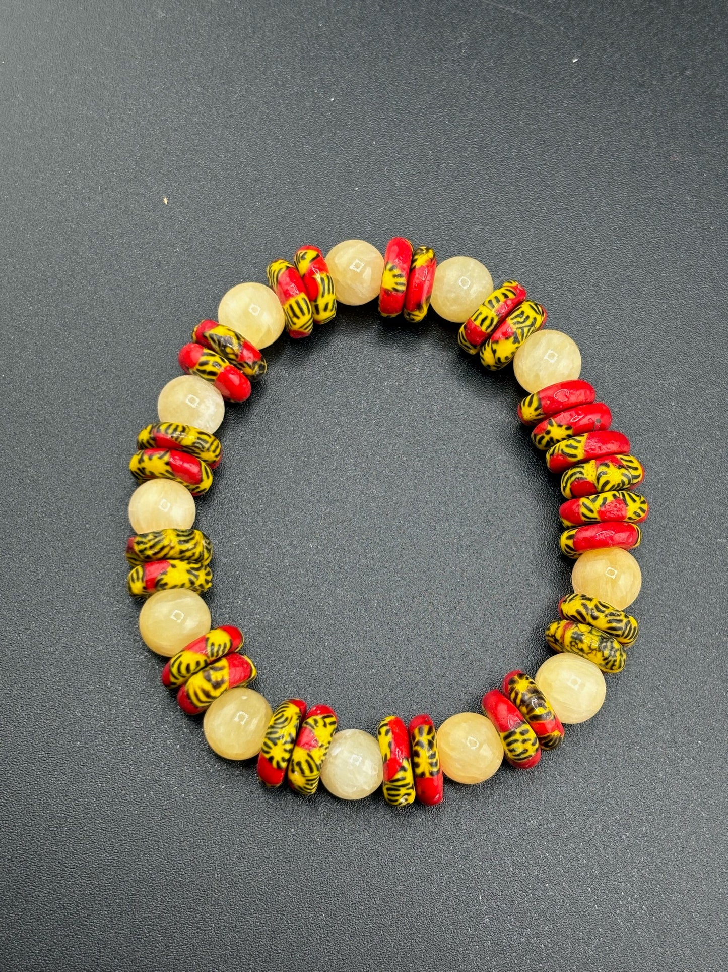 Natural Stone Elastic Bracelet