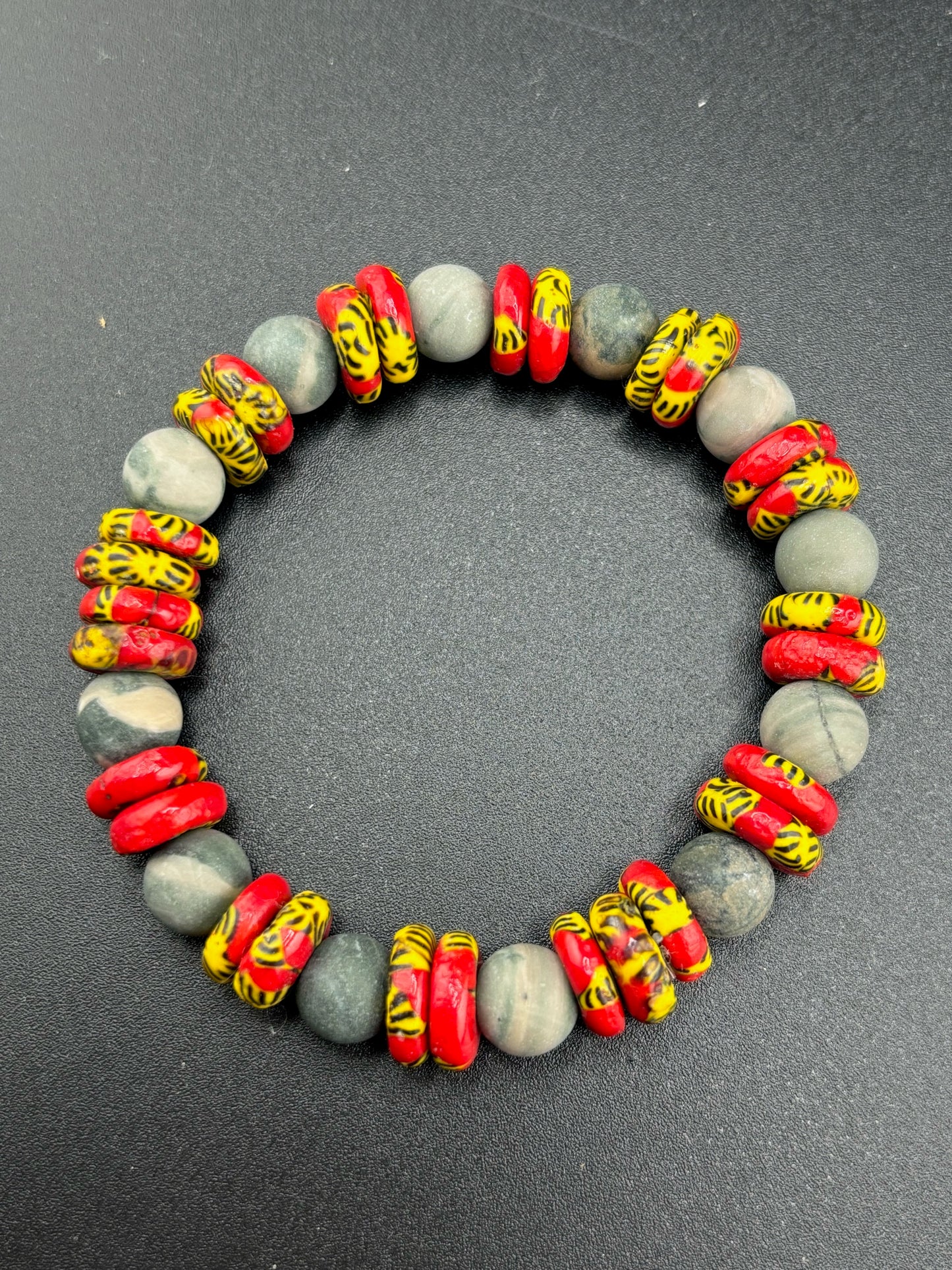 Natural Stone Elastic Bracelet