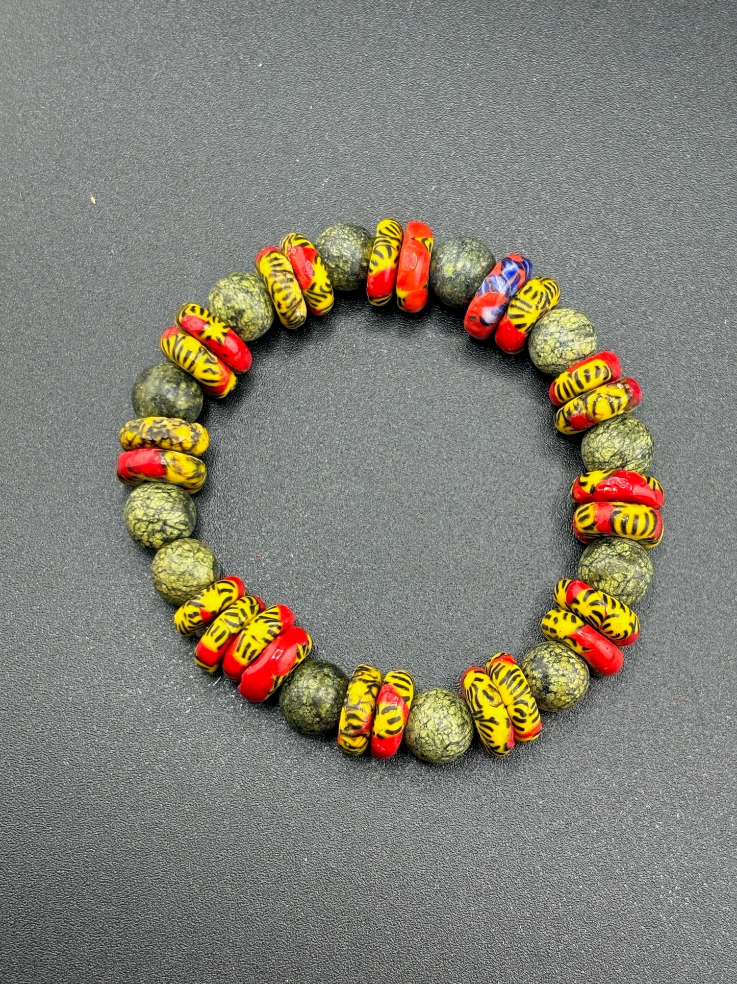 Natural Stone Elastic Bracelet